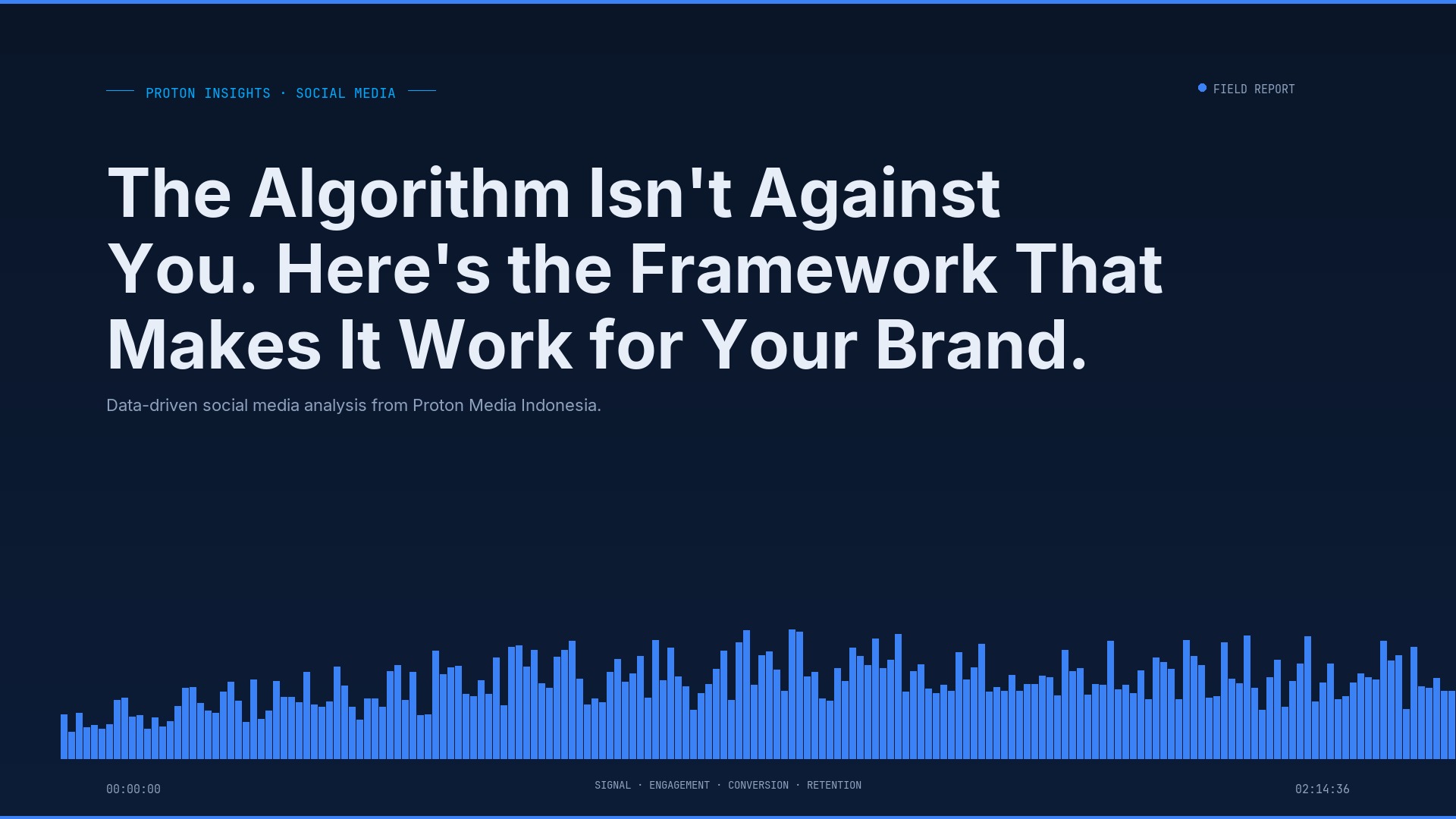 The Algorithm Isn't Against You. Here's the Framework That Makes It Work for Your Brand.