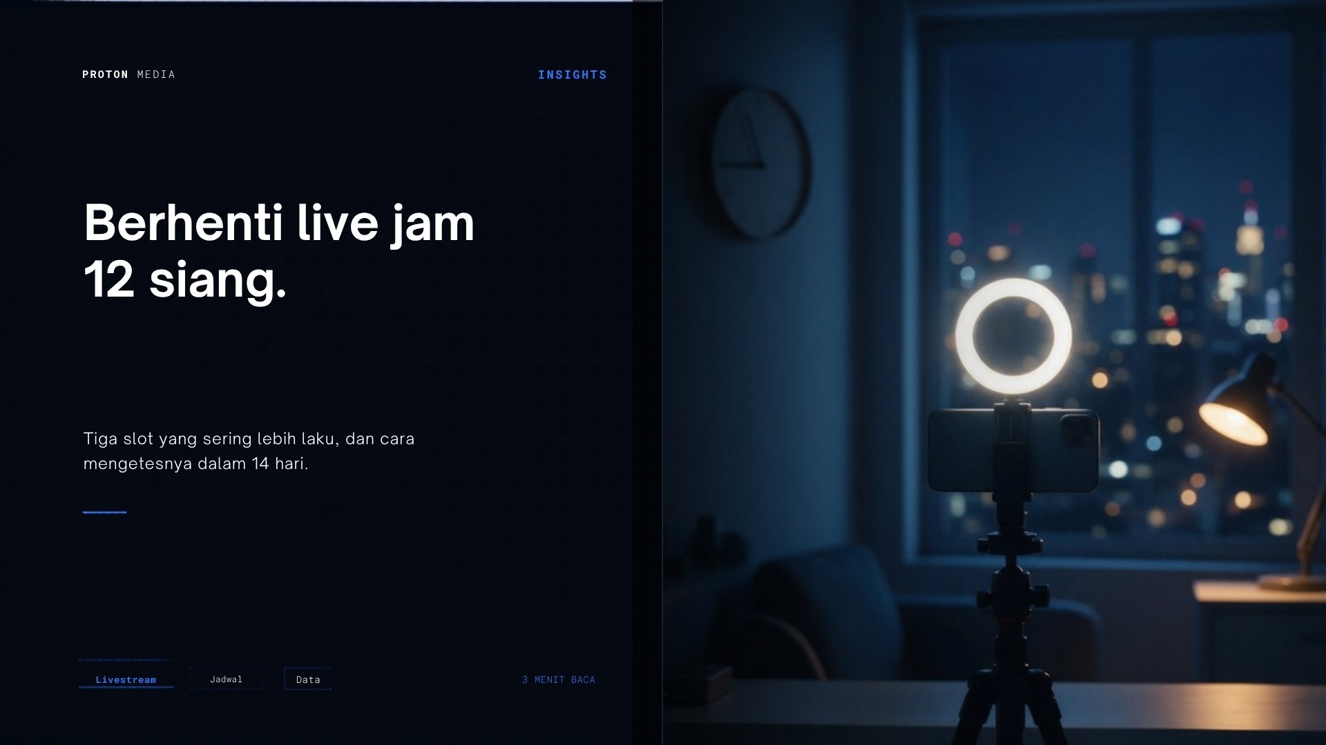 Jam Live TikTok Paling Laku: 3 Slot yang Sering Dilewatkan Brand